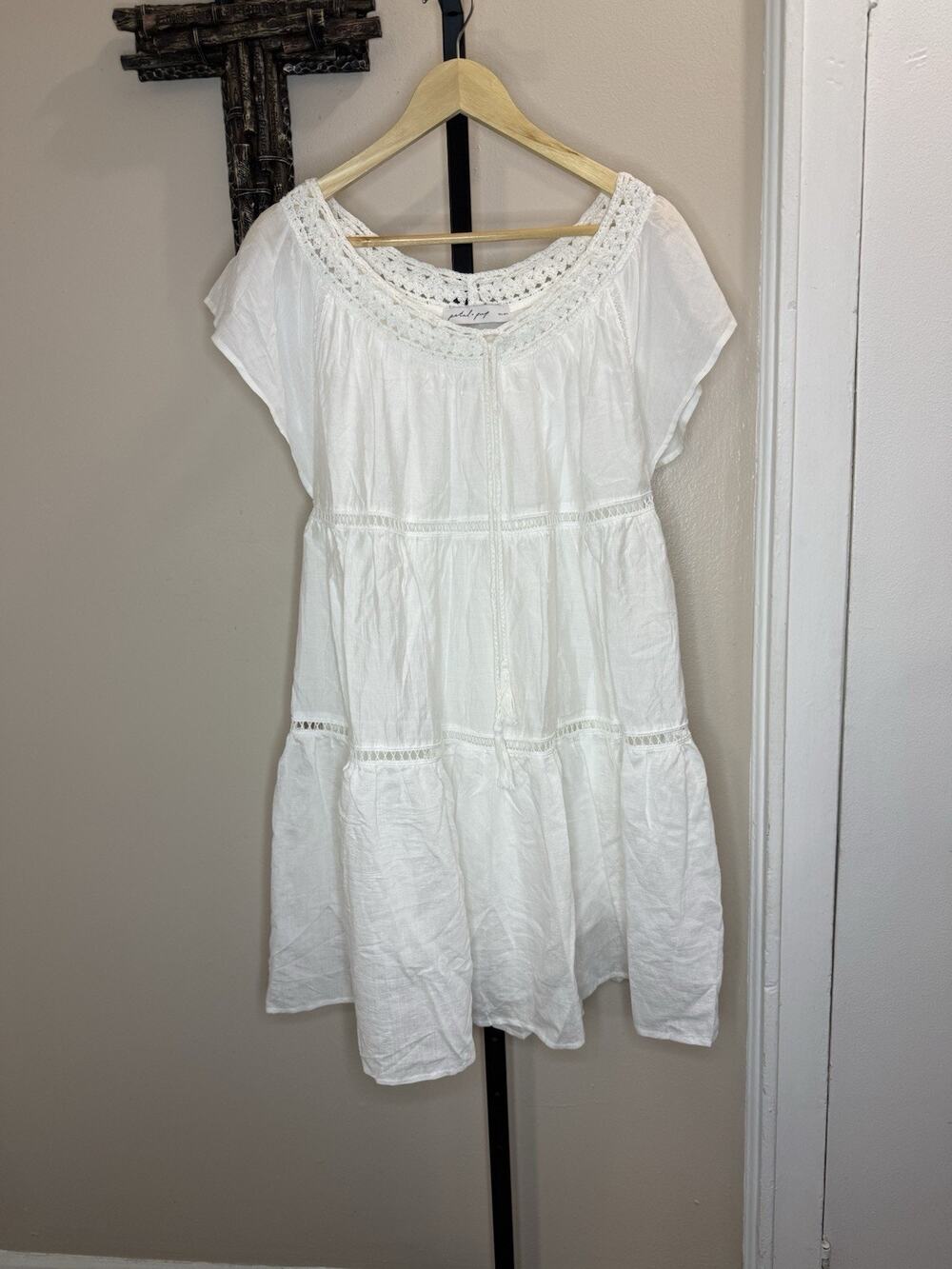 NWOT Petal & Pup Hobo White Dress Size Large